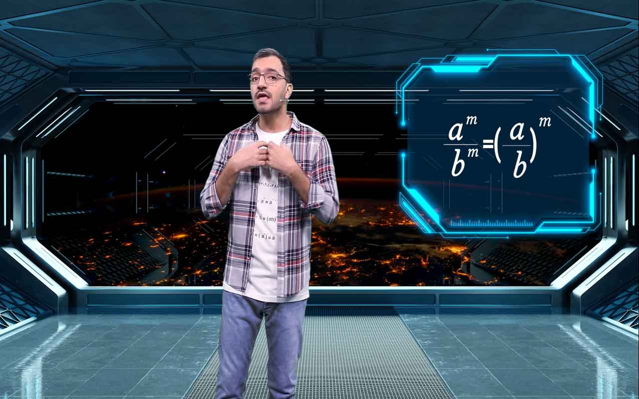 تقسیم اعداد تواندار