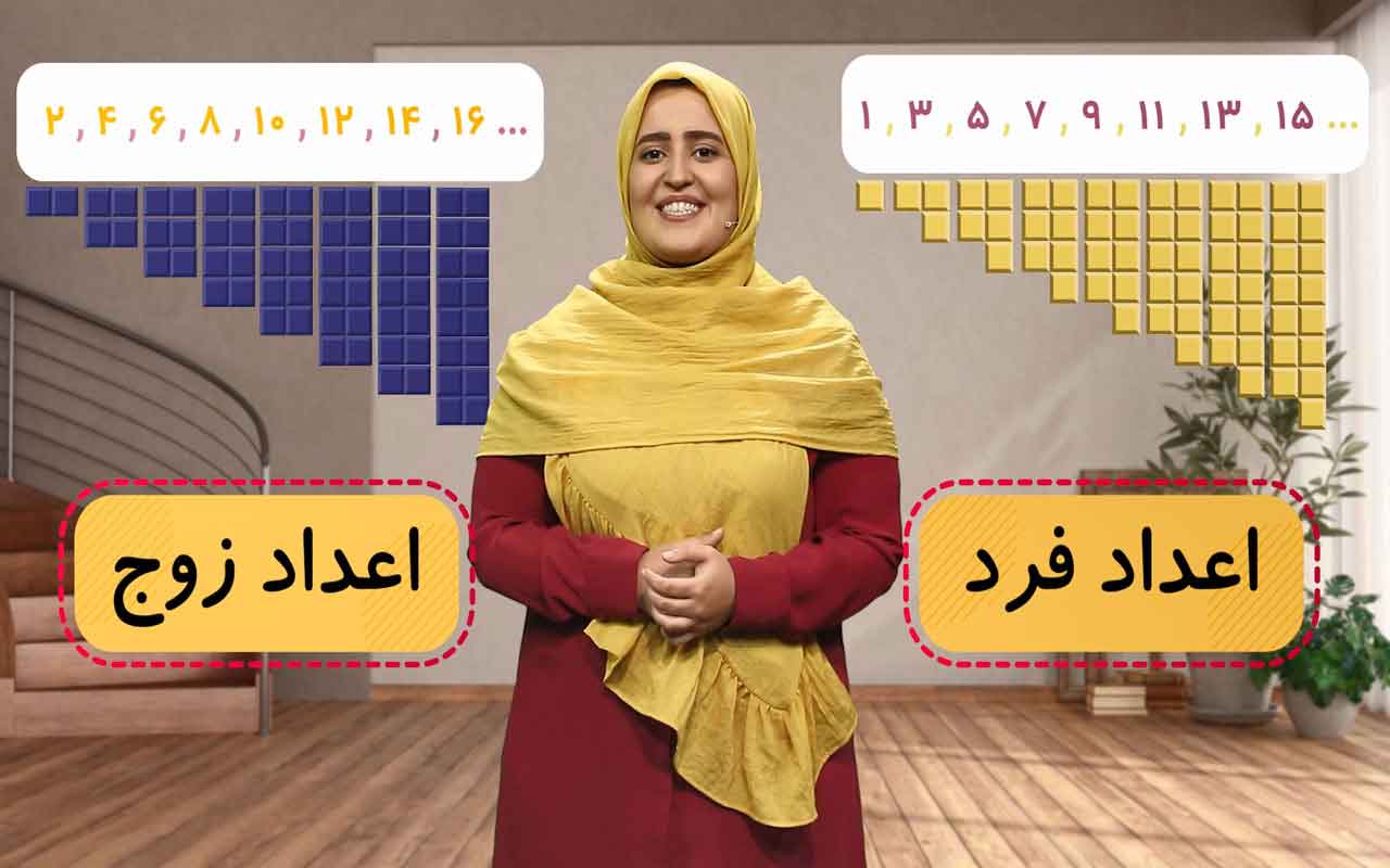الگوی اعدد زوج و فرد