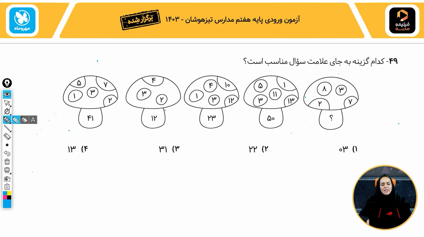 آزمون تیزهوشان (۲/۳)