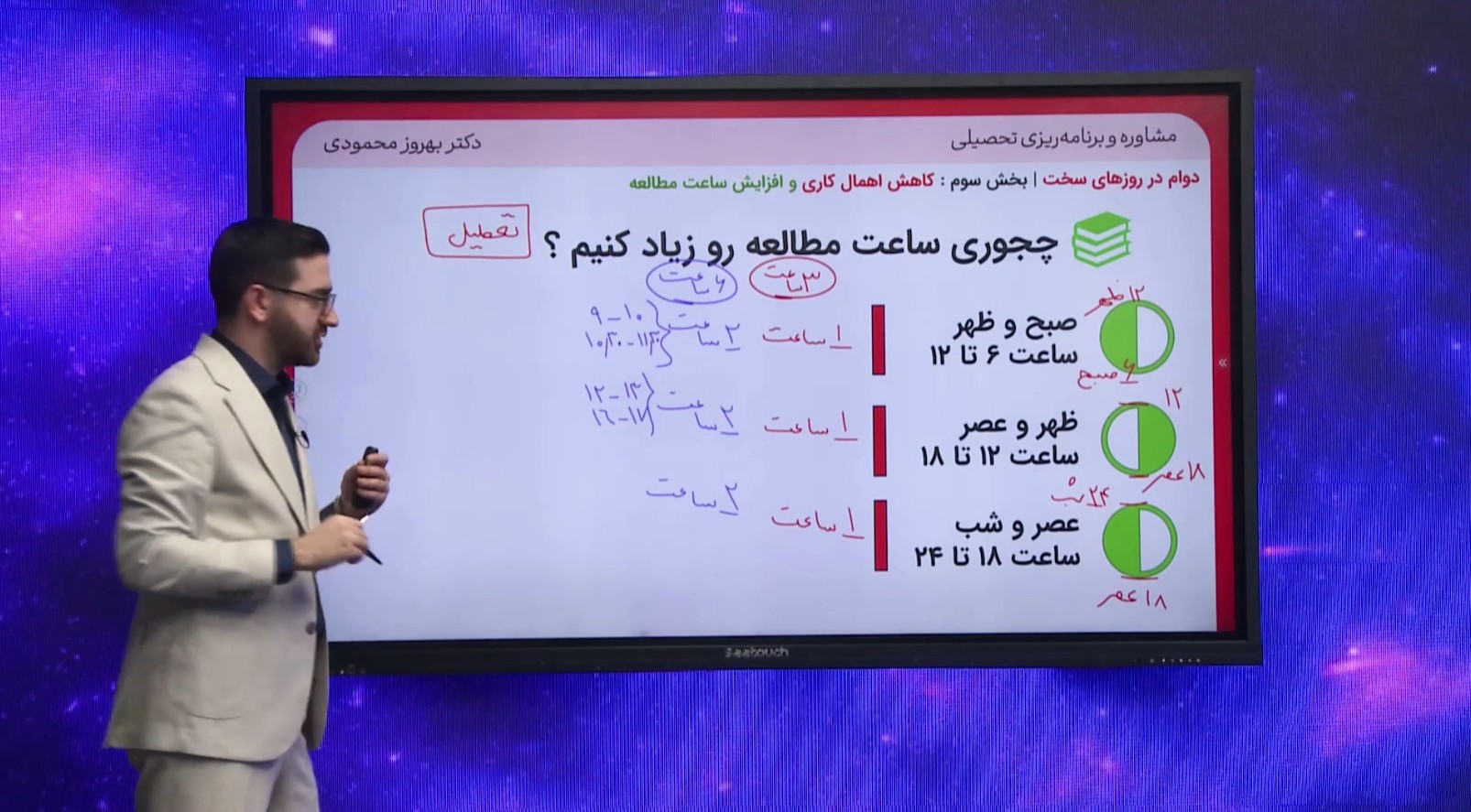 افزایش ساعت مطالعه