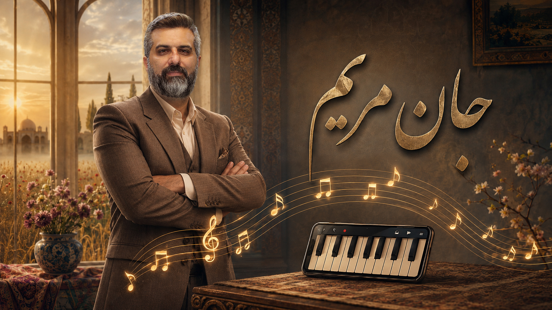 کشش نت‌ها با ملودی جان مریم