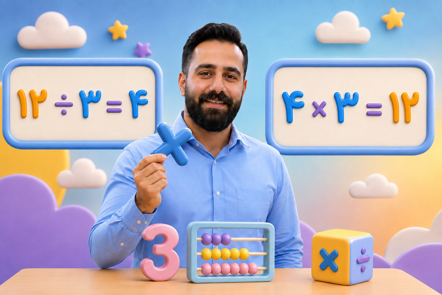 خاصیتهای ضرب و تقسیم