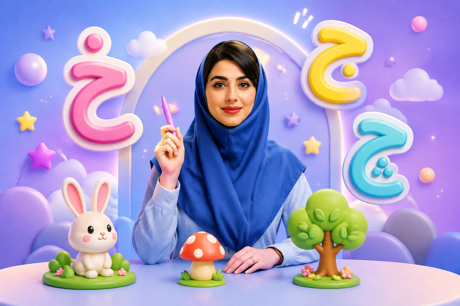 حروف خ ج چ