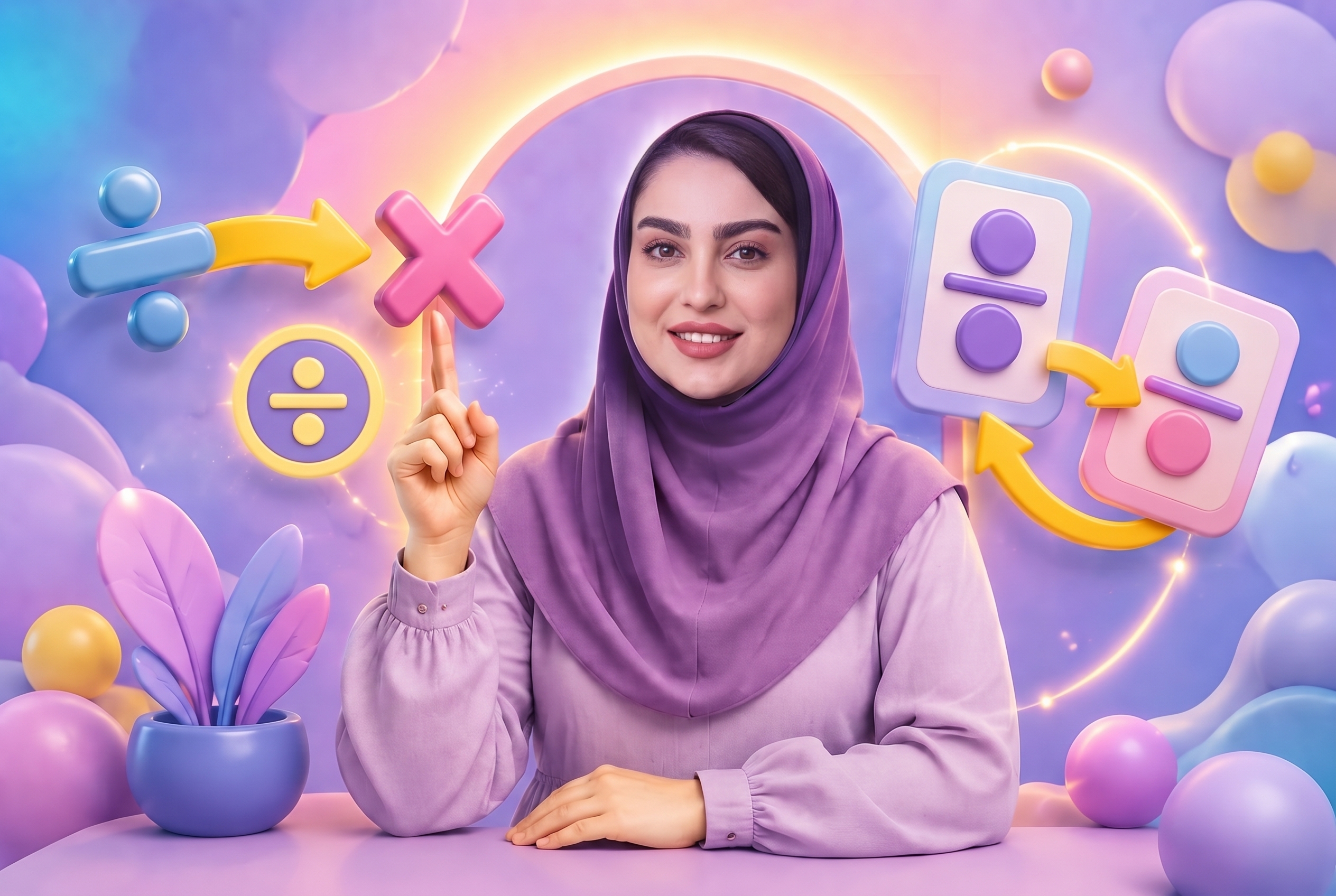 ضرب و تقسیم کسرها