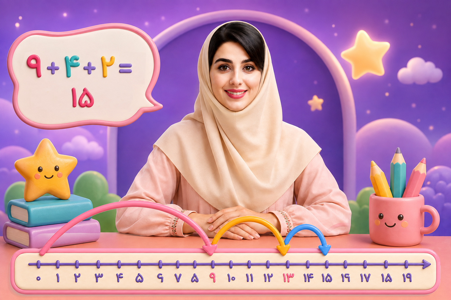 جمع و تفریق با کمک محور