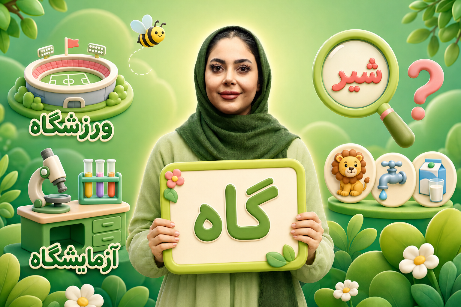 کلمه + گاه و ترکیب آنها