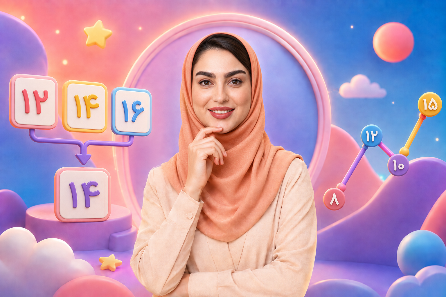 نمایش داده و میانگین