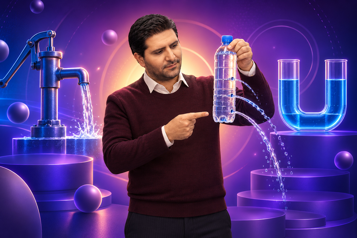فشار مایعات؛ از عمق و ظروف مرتبط تا اصل پاسکال