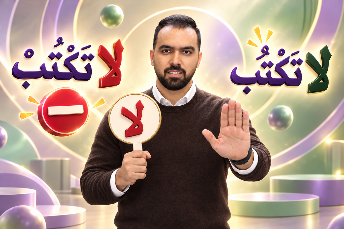 فعل نهی و تفاوت آن با مضارع منفی