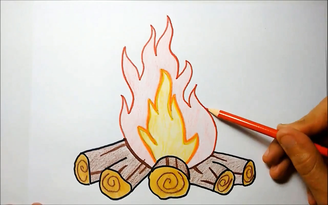 هیزم و آتش