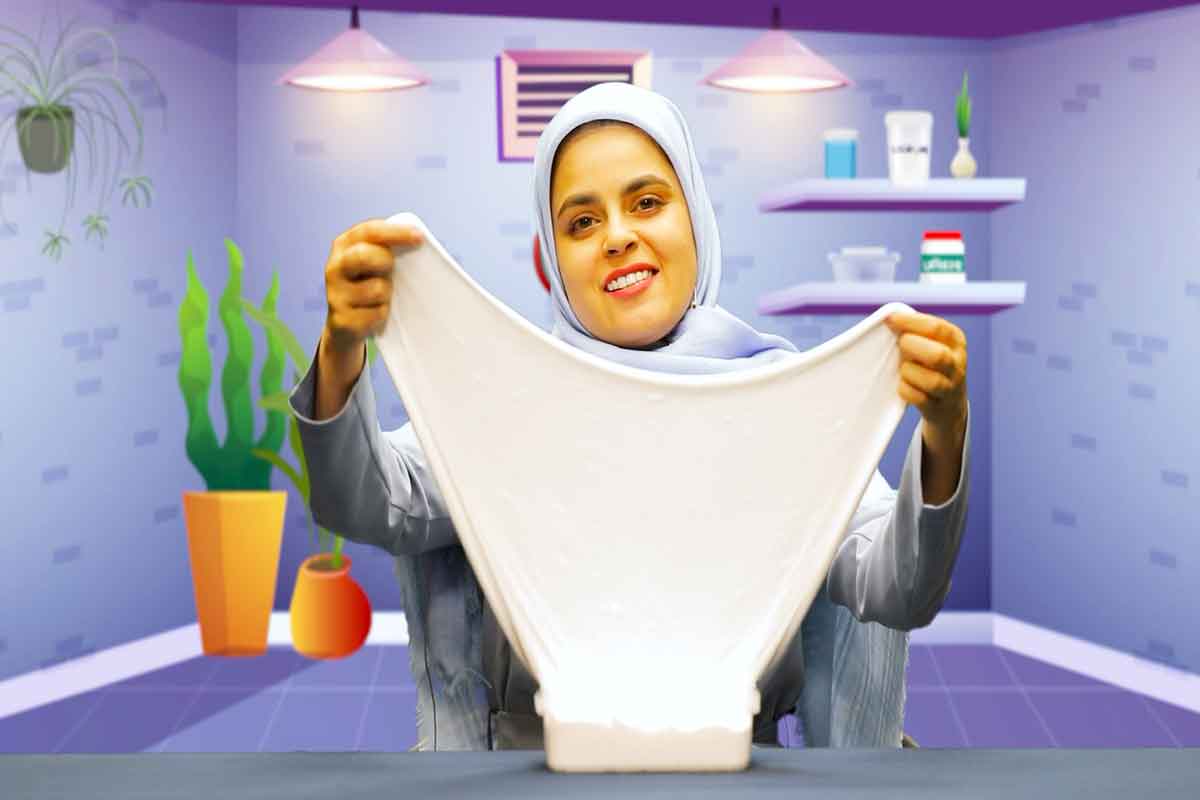 اسلایم خامه ای