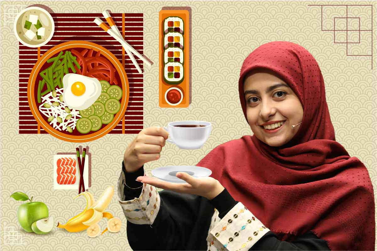 خوراکی‌ها + نشانه مفعولی