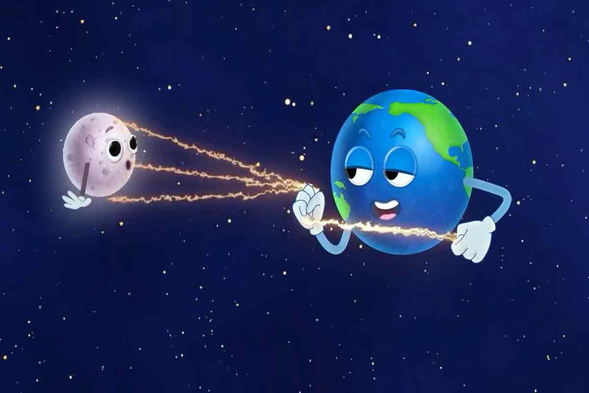 چرا ما فقط یک طرف ماه را می‌بینیم؟